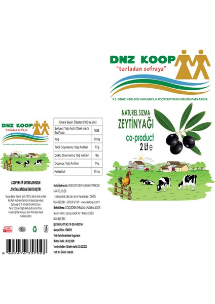 Naturel Sızma Zeytinyağı 2000 ml modelleri