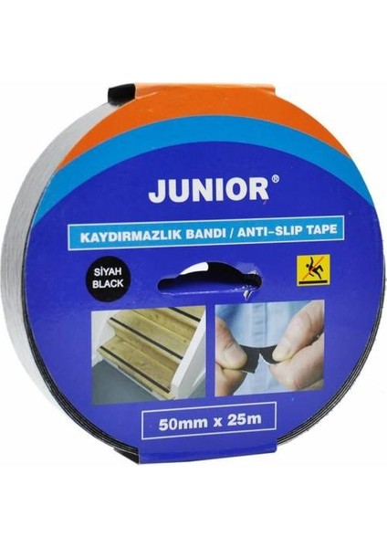 Junior Kaydırmazlık Bandı Halı Merdiven Fayans Bandı 50 mm x 25 M