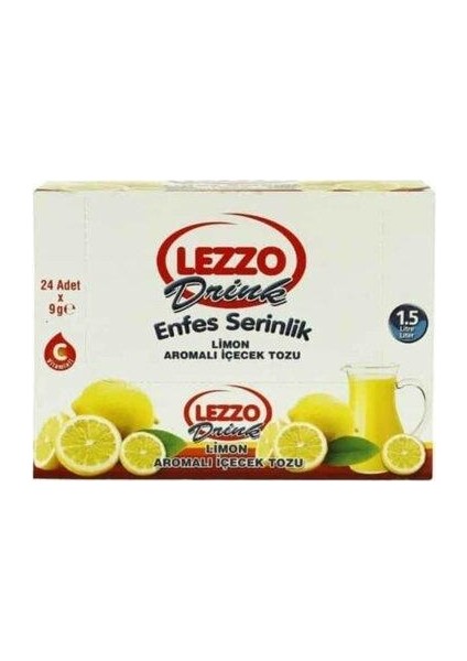 Toz Içecek Limon 9 gr x 24