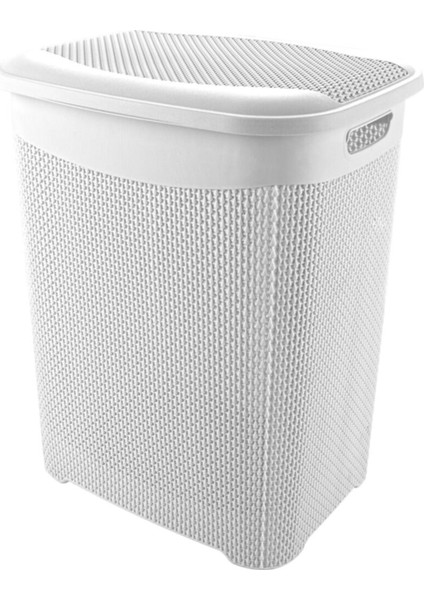 Damla Desenli Çamaşır Sepeti 65 Litre