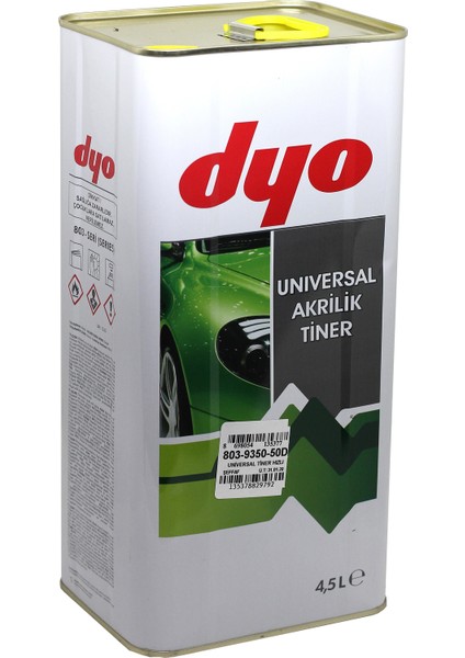 Akrilik Tiner 4,5 Lt