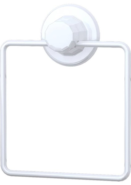 Teknotel Delme Vida Matkap Yok! Vakumlu Kare Havluluk Beyaz DM234