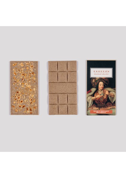 Türk Kahvesi Fındık Beyaz Çikolata 75 gr Tablet
