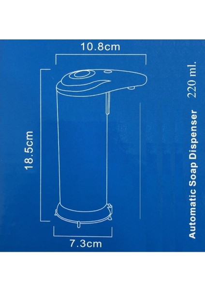 Fotoselli Sensörlü Masaüstü Sıvı Sabunluk 220 ml modelleri