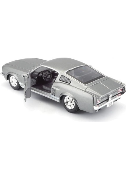 1967 Ford Mustang Gt Gri 1:24 Model Araba