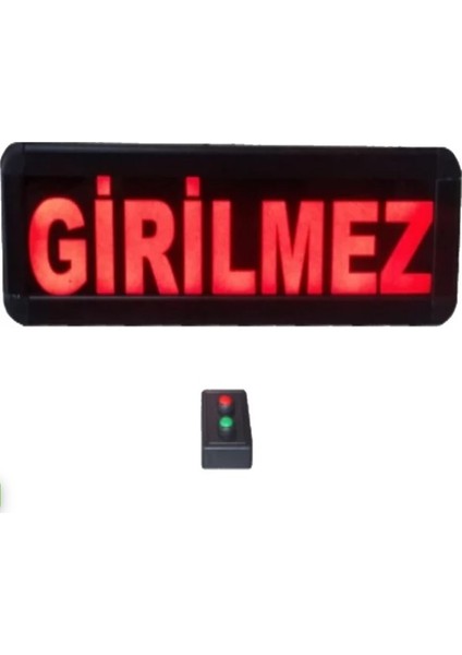 Sanec Kumandalı Girilmez Tabelası (Kasa : 9x26 Cm)