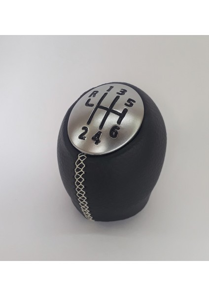 Opr Renault Megane 2 Vites Topuzu (6 Ileri - Siyah Deri)