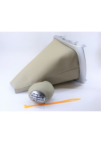 Opr Renault Megane 3 Bej 6 Ileri Vites Topuzu ve Bej Vites Körüğü Takımı (Krem) fiyatları