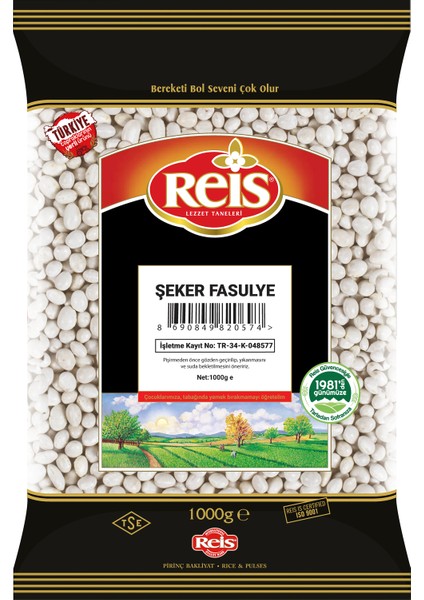 Şeker Fasulye 1 kg