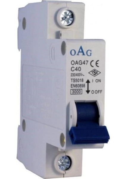 1 Kutuplu Otomatik Sigorta 10 Amper 1P10