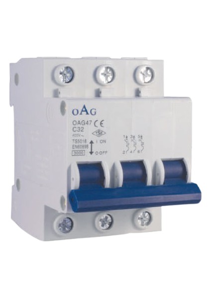 3 x 10A Ka Otomat Oag
