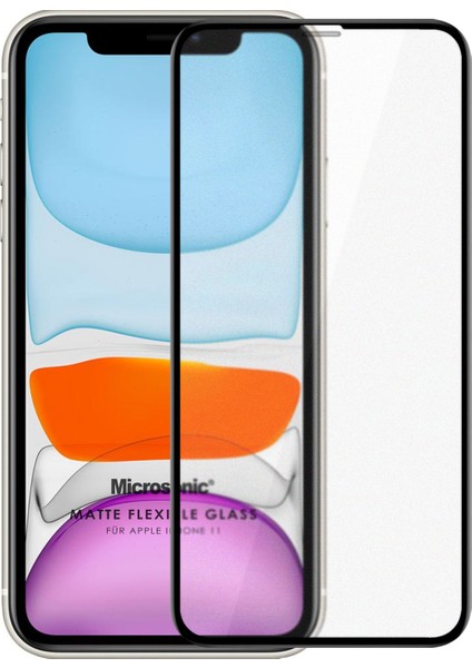 Apple iPhone 11 Matte Flexible Ekran Koruyucu Siyah