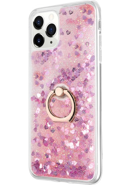 Apple iPhone 11 Pro Kılıf Glitter Liquid Holder Pembe fiyatları