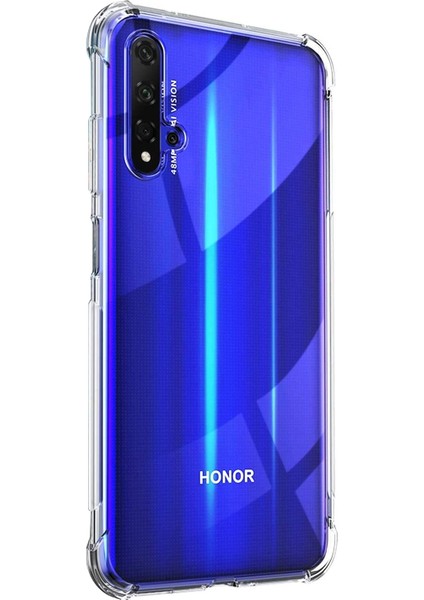 Huawei Honor 20 Kılıf Shock Absorbing Şeffaf