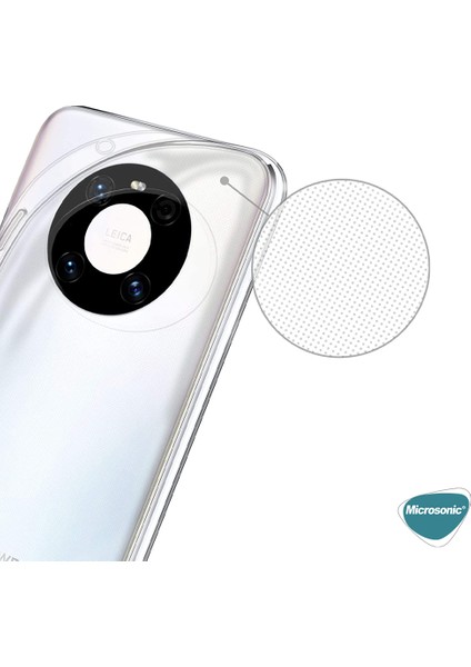 Huawei Mate 40 Pro Kılıf Transparent Soft Beyaz