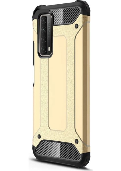 Huawei P Smart 2021 Kılıf Rugged Ar Gold