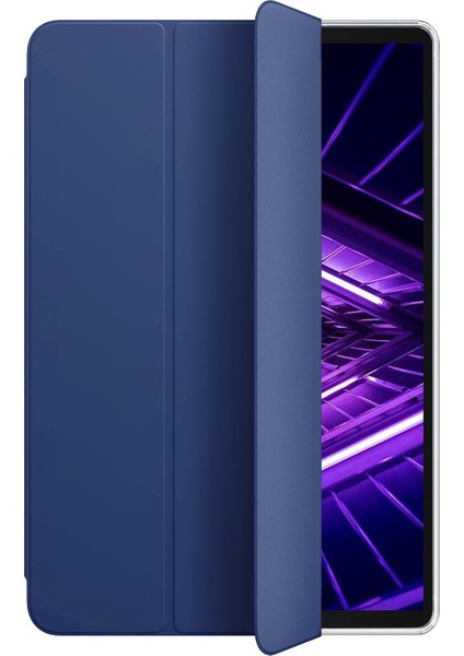 Lenovo Tab M10 Plus TB-X606F 10.3" ZA5T0215TR Kılıf Slim Translucent Back Smart Cover Lacivert fiyatları