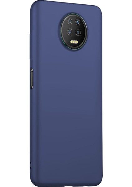 Matte Silicone Infinix Note 7 Kılıf Lacivert