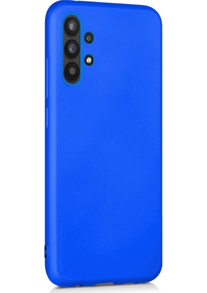 Matte Silicone Galaxy A32 5G Kılıf Mavi