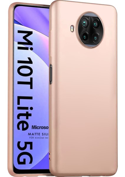 Matte Silicone Xiaomi Mi 10T Lite Kılıf Gold
