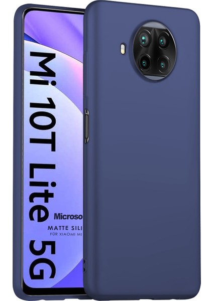 Matte Silicone Xiaomi Mi 10T Lite Kılıf Lacivert