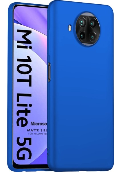 Matte Silicone Xiaomi Mi 10T Lite Kılıf Mavi