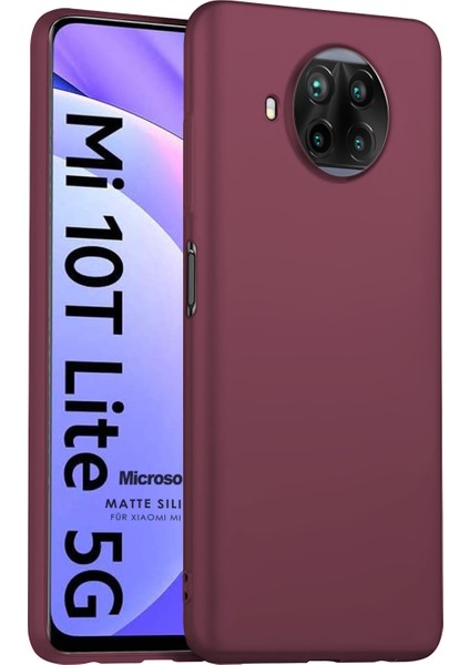 Matte Silicone Xiaomi Mi 10T Lite Kılıf Mor