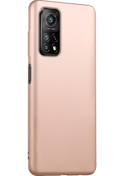 Matte Silicone Xiaomi Mi 10T Pro Kılıf Gold