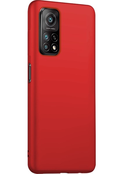 Matte Silicone Xiaomi Mi 10T Pro Kılıf Kırmızı