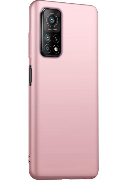 Matte Silicone Xiaomi Mi 10T Pro Kılıf Rose Gold