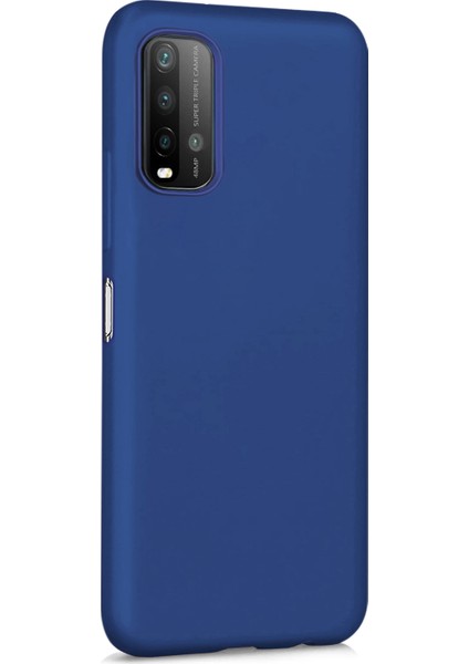 Matte Silicone Xiaomi Redmi 9t Kılıf Lacivert