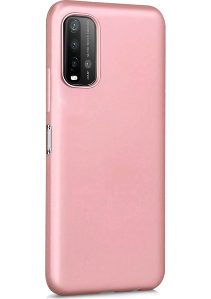 Matte Silicone Xiaomi Redmi 9t Kılıf Rose Gold