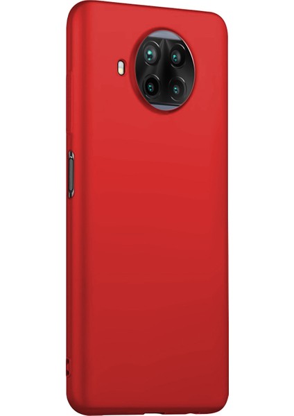 Matte Silicone Xiaomi Redmi Note 9 Pro 5g Kılıf Kırmızı