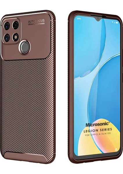 Oppo A15S Kılıf Legion Series Kahverengi