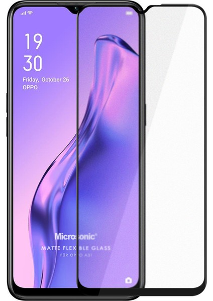 Oppo A31 Matte Flexible Ekran Koruyucu Siyah