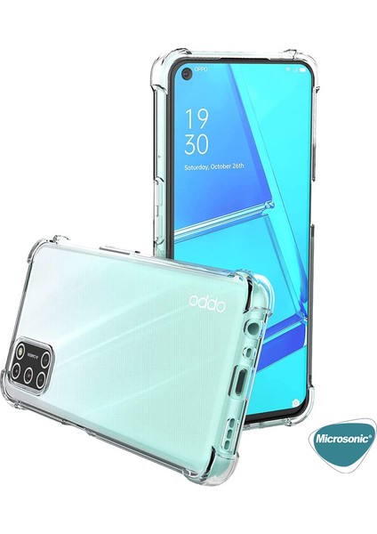 Oppo A52 Kılıf Shock Absorbing Şeffaf