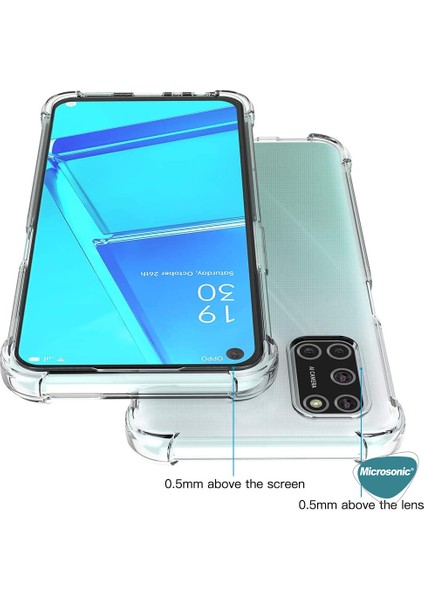 Oppo A52 Kılıf Shock Absorbing Şeffaf