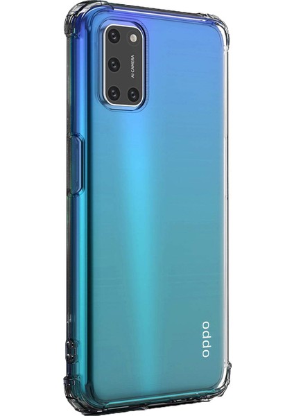 Oppo A92 Kılıf Shock Absorbing Şeffaf