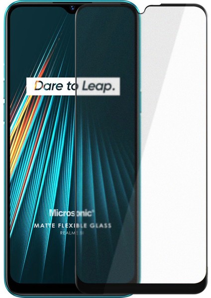 Realme 5i Matte Flexible Ekran Koruyucu Siyah