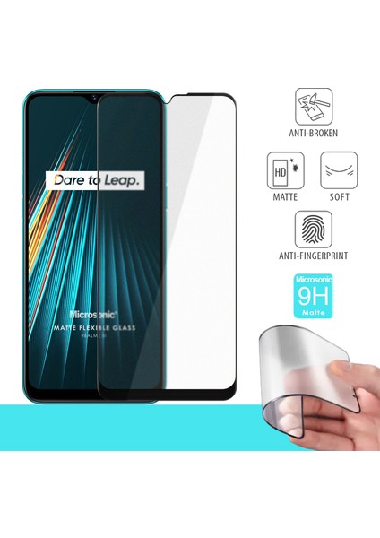 Realme 5i Matte Flexible Ekran Koruyucu Siyah fiyatları
