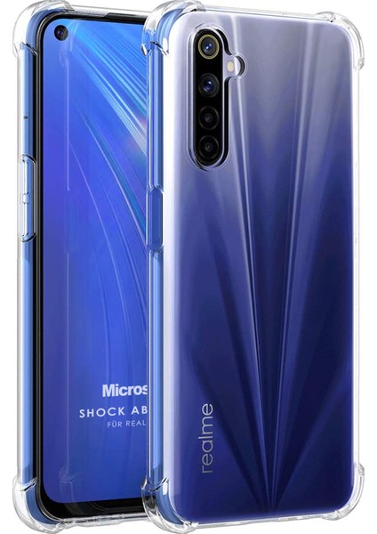Realme 6i Kılıf Shock Absorbing Şeffaf