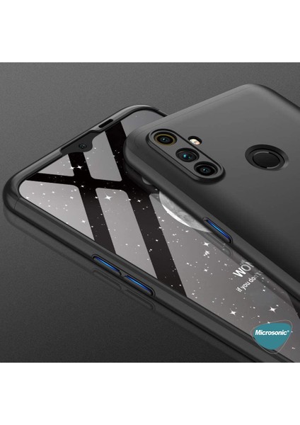 Realme C3 Kılıf Double Dip 360 Protective Siyah fırsatları