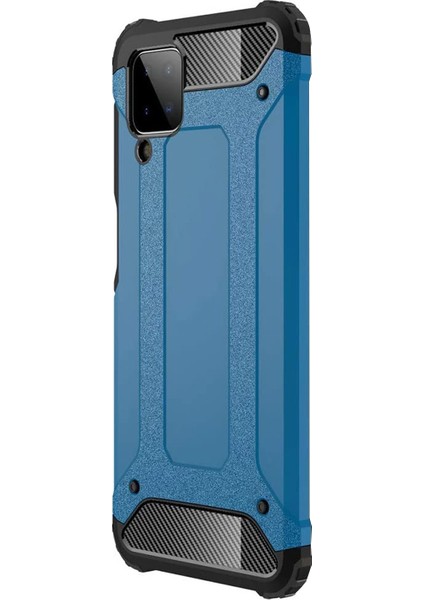Samsung Galaxy A12 Kılıf Rugged Ar Mavi fiyatları