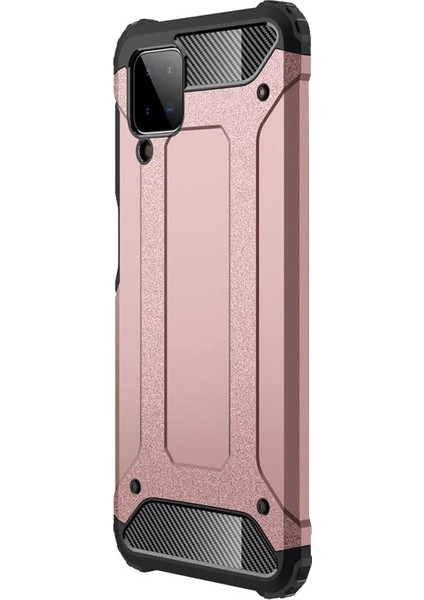 Samsung Galaxy A12 Kılıf Rugged Ar Rose Gold fiyatları