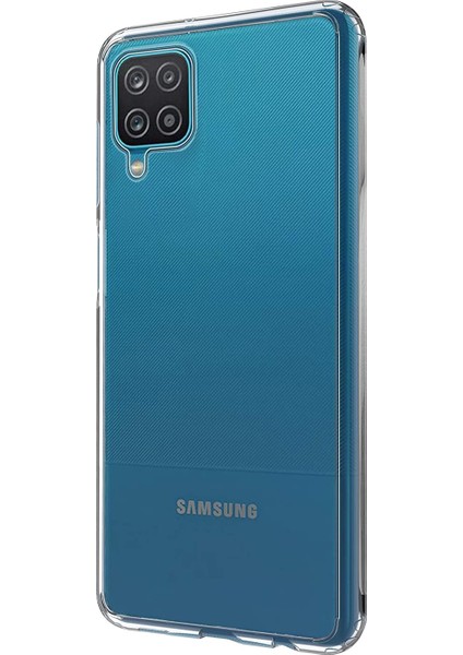 Samsung Galaxy A12 Kılıf Transparent Soft Beyaz fiyatları