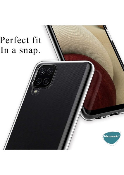 Samsung Galaxy A12 Kılıf Transparent Soft Beyaz indirimleri