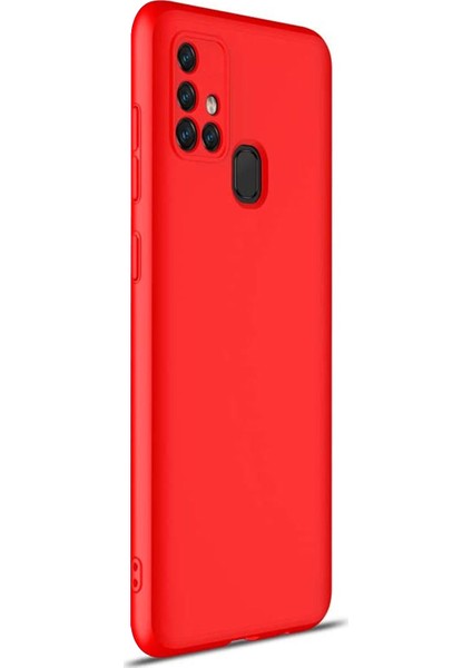 Samsung Galaxy M31S Kılıf Double Dip 360 Protective Kırmızı