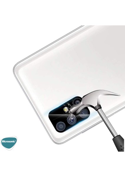 Samsung Galaxy M51 Kamera Lens Koruma Camı V2 Siyah