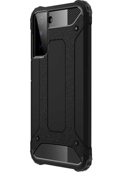 Samsung Galaxy S21 Plus Kılıf Rugged Ar Siyah