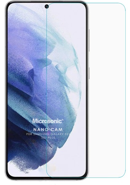 Samsung Galaxy S21 Plus Nano Glass Cam Ekran Koruyucu Şeffaf